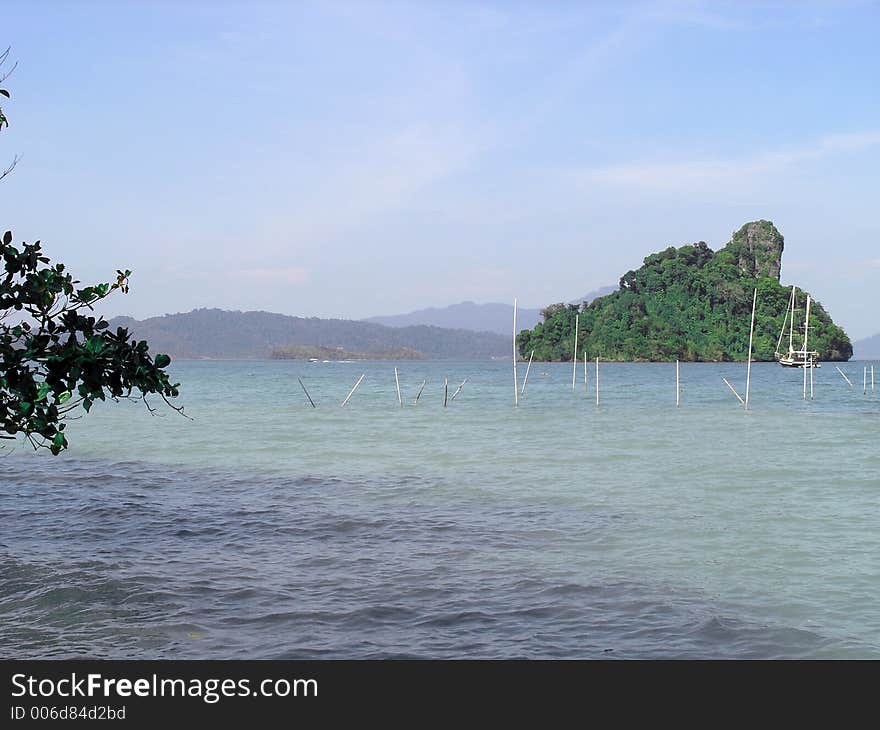 A small island in Langkawi. A small island in Langkawi