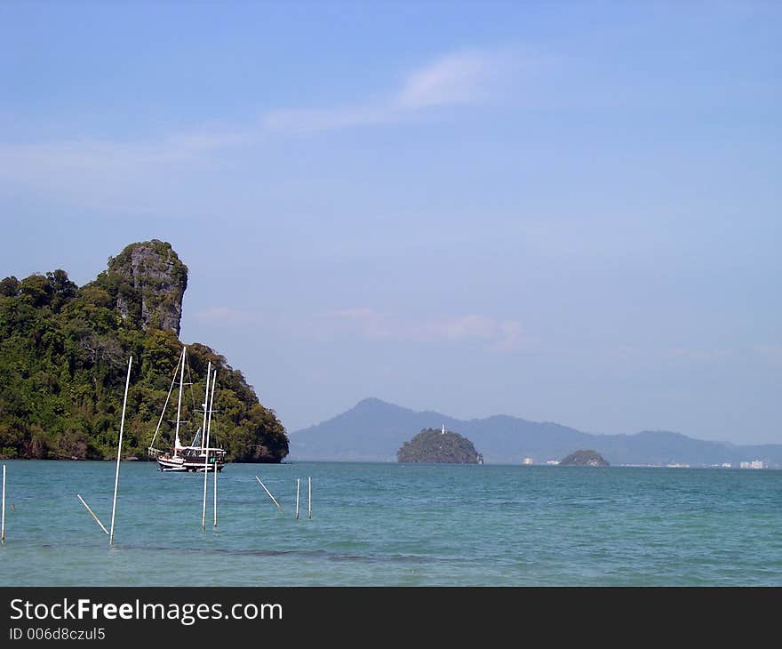 A beautiful day by the beach in Langkawi