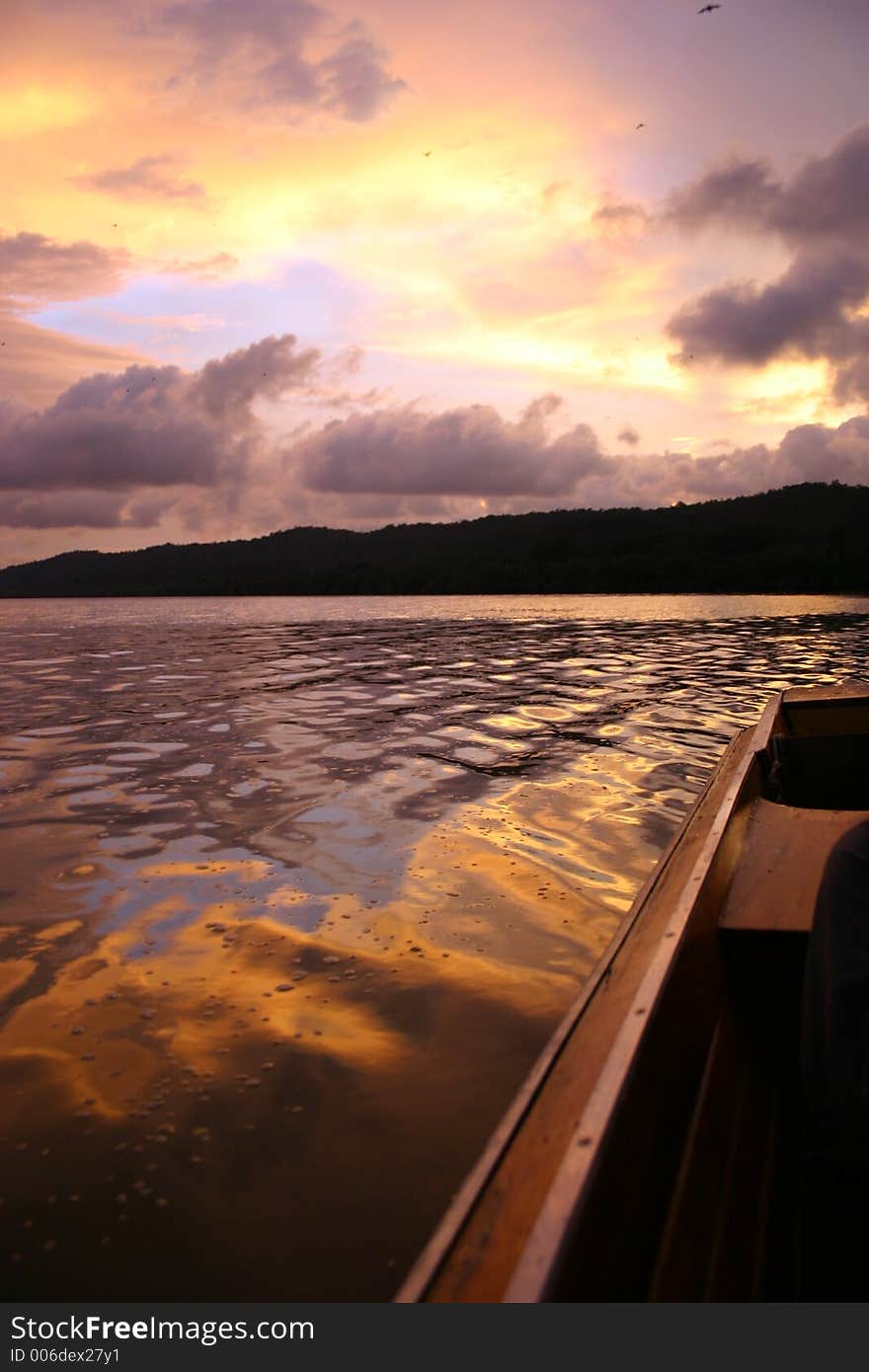 Boat @ sunset