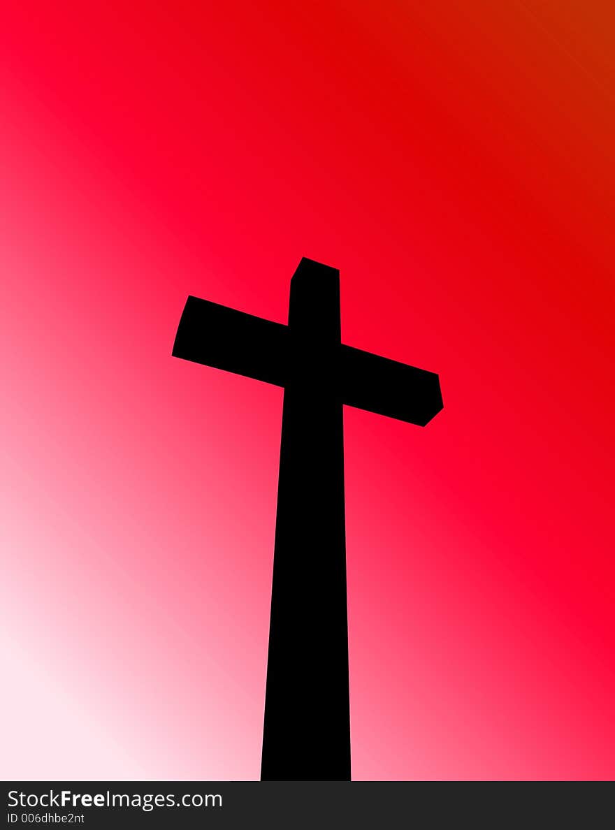 The symbol of the cross. The symbol of the cross.