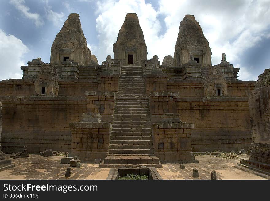 Entrance to a Temple Ruin in Angkor