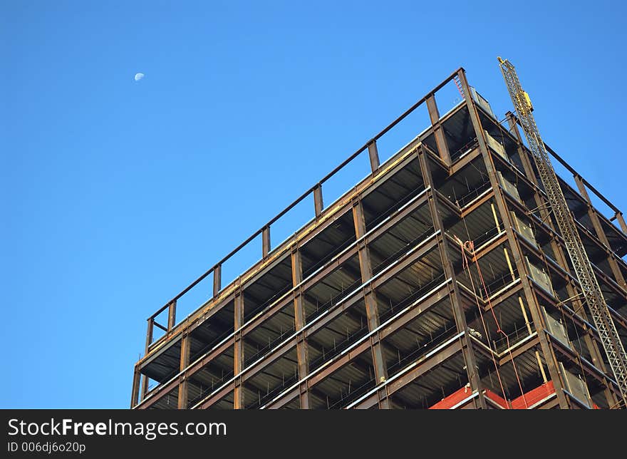 Corporate building under construction