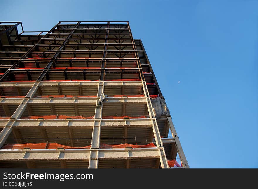 Corporate building under construction