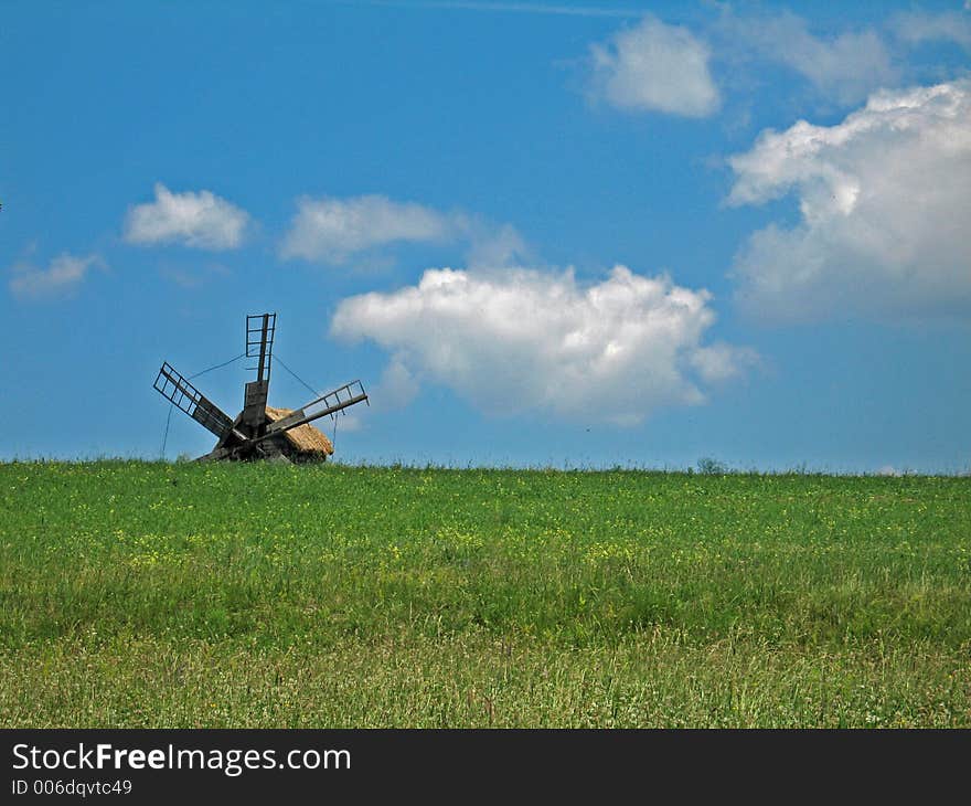 Windmill On A Summer Day