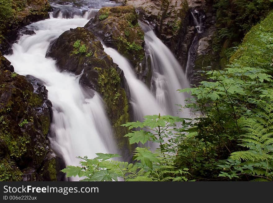 Sol Duc Fall From the Top