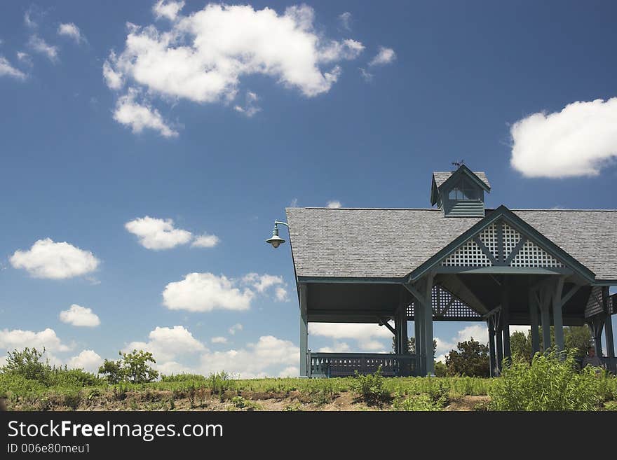 Beach Hut In Summer