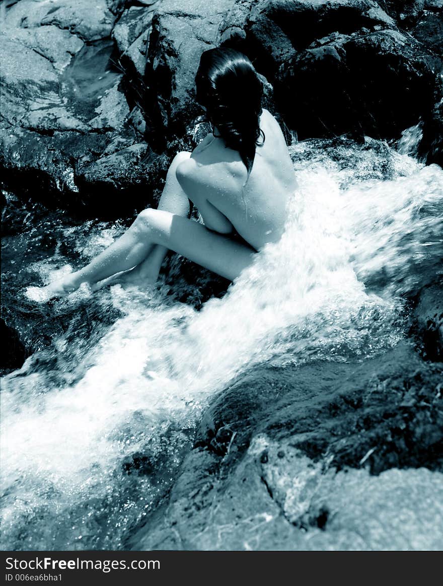 Nude at the waterfalls 05