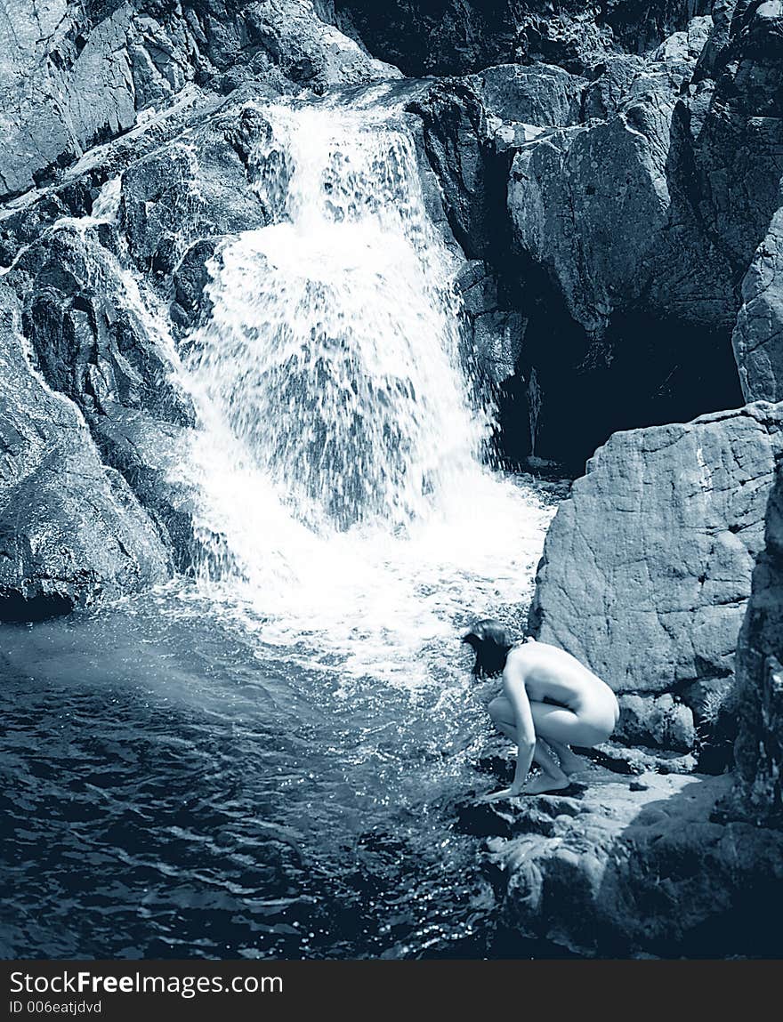 Nude At The Waterfalls 11