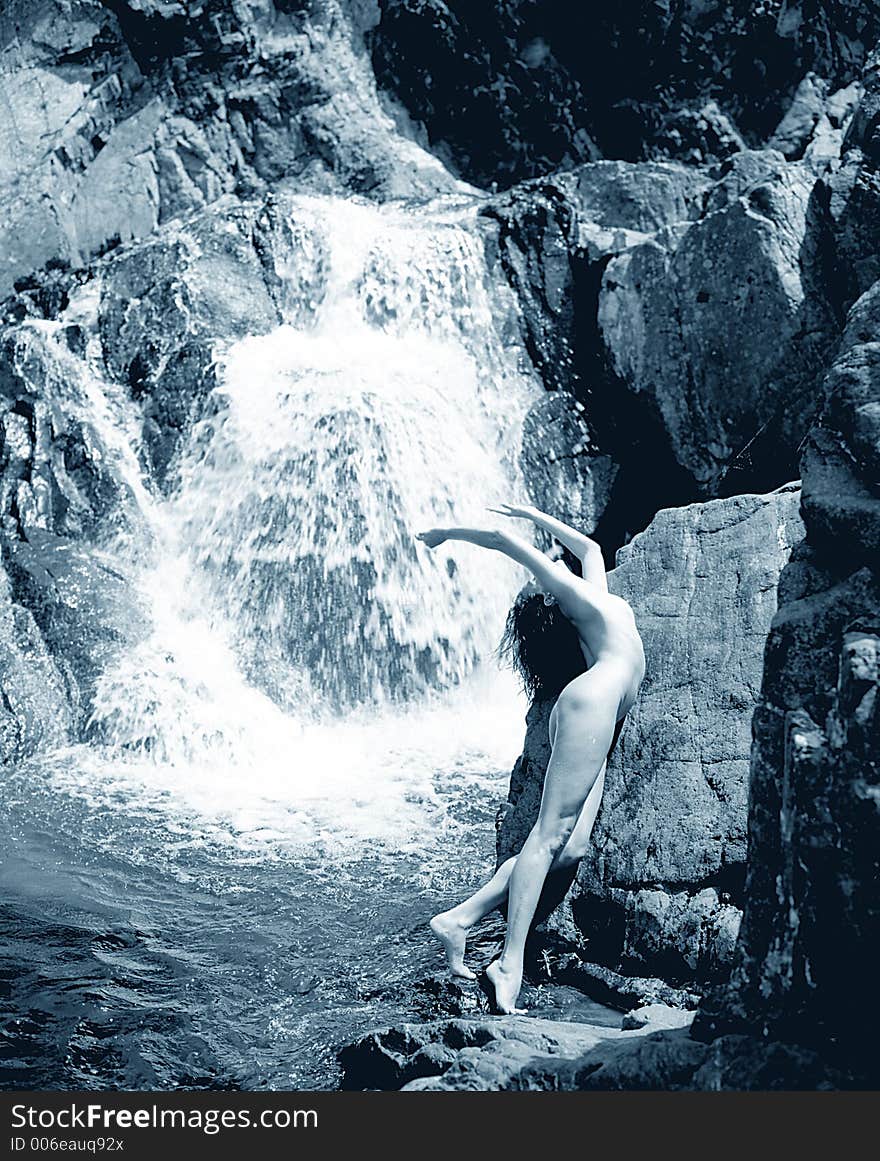 Nude At The Waterfalls 12