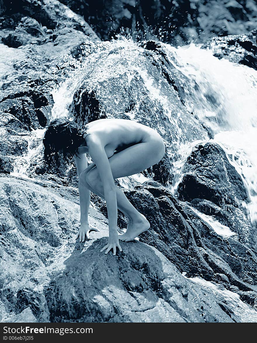 Nude at the waterfalls 19