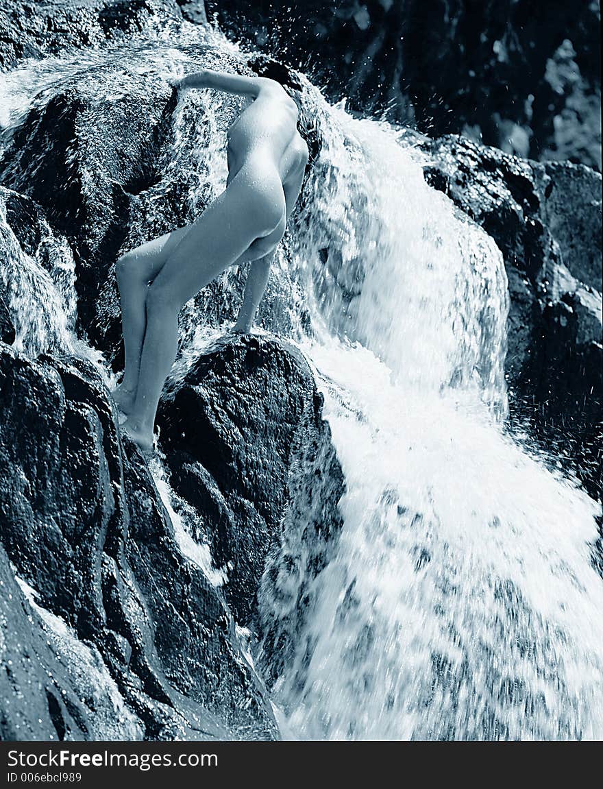 Nude at the waterfalls 22