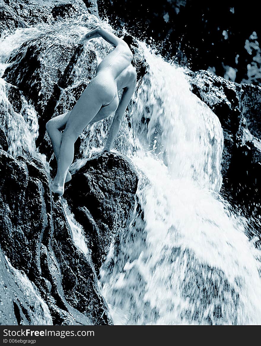 Nude At The Waterfalls 23