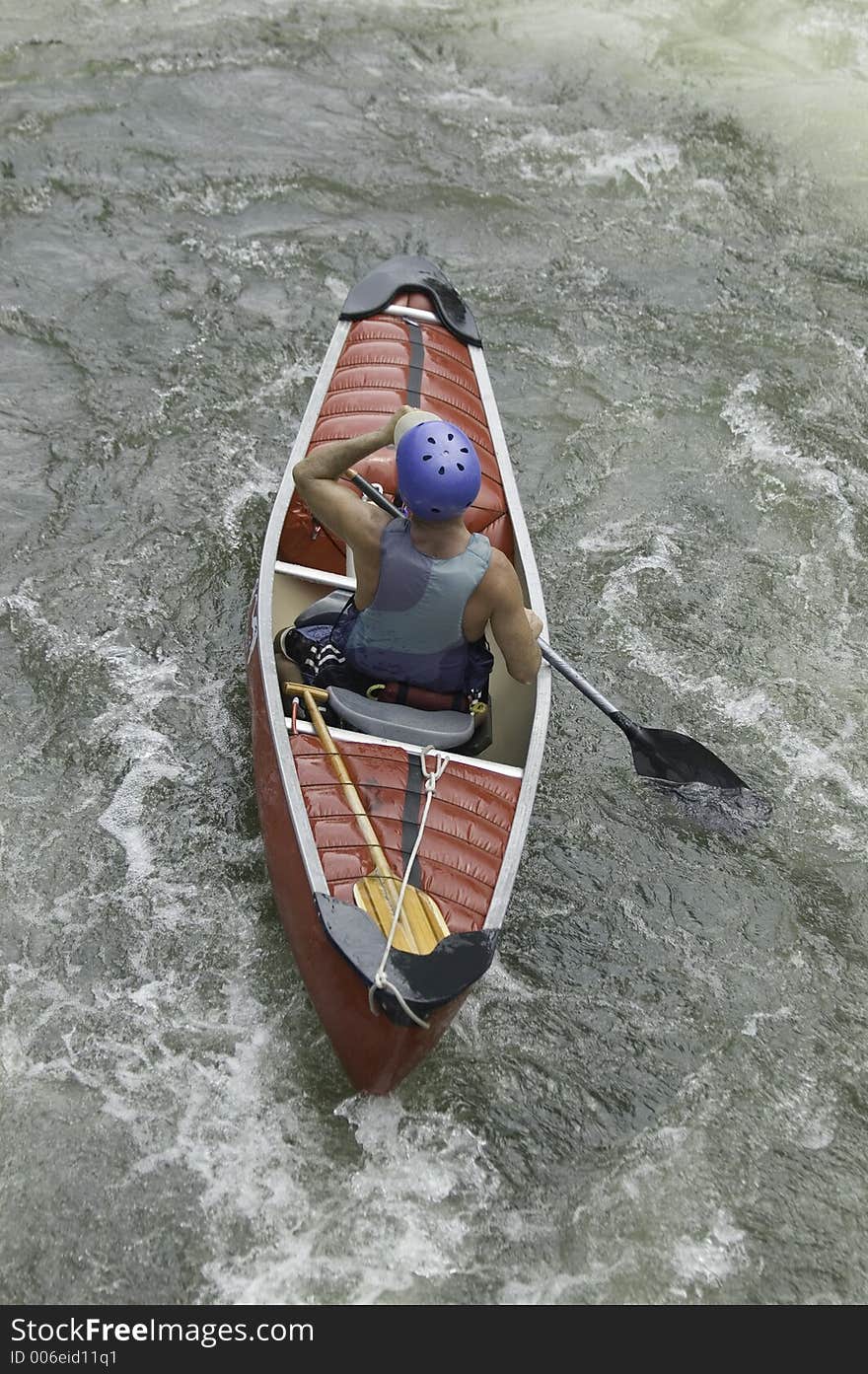 Whitewater Canoeist