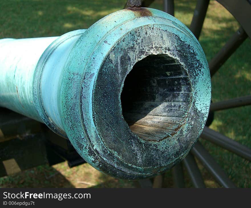 Civil War Cannon-Closeup