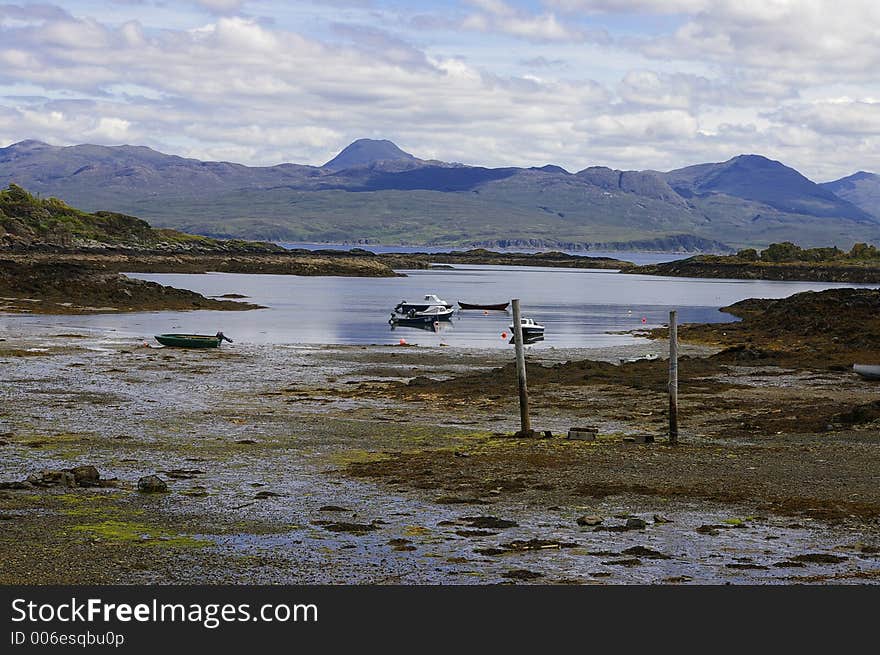 Boats At Low Tide