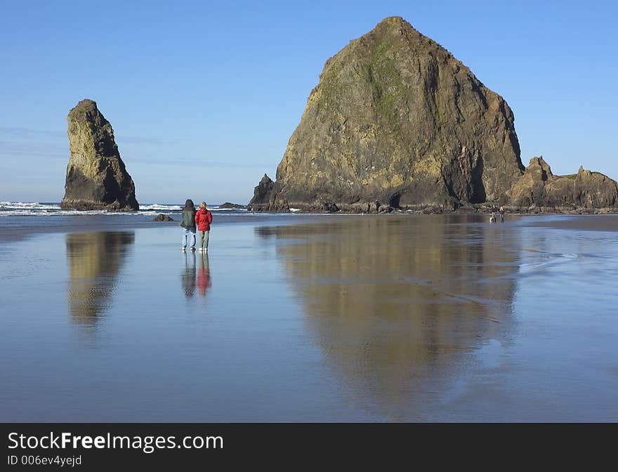 Rocks and tide