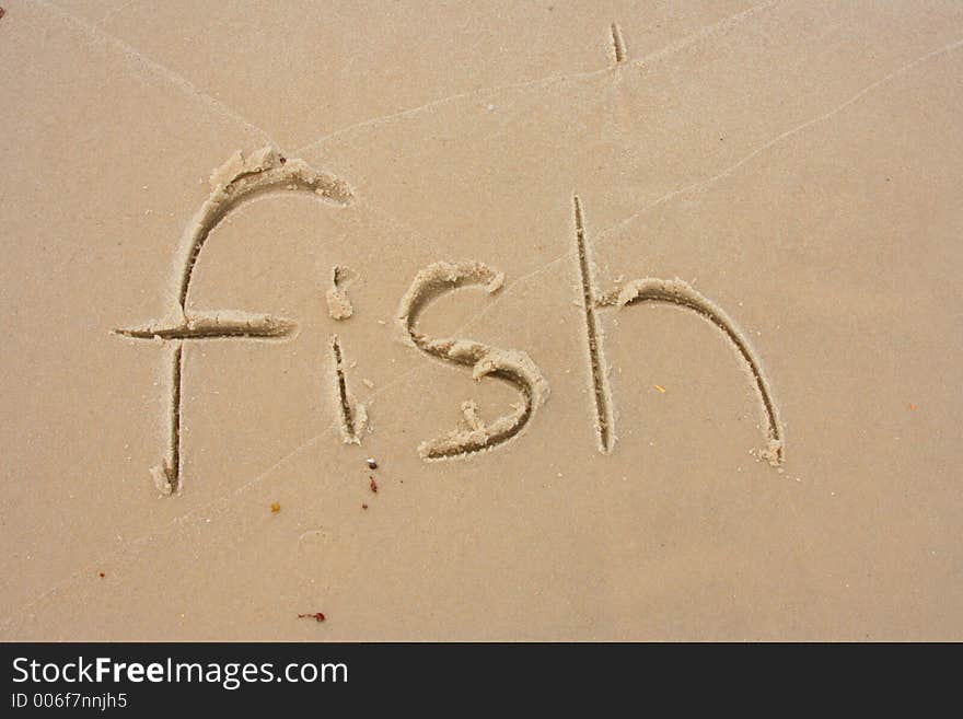 Fish In The Sand