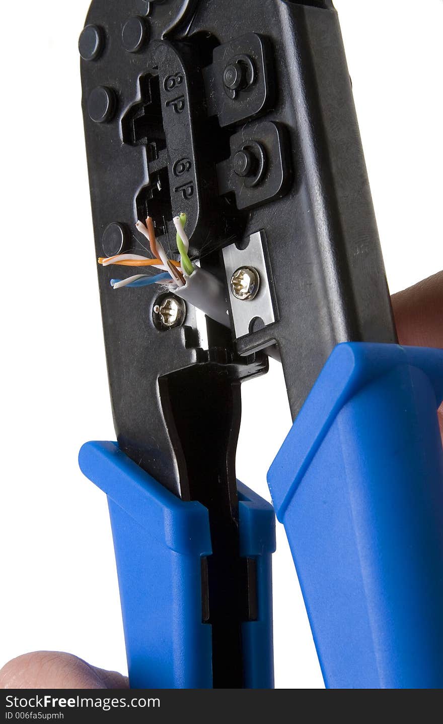 Network cable crimper 9