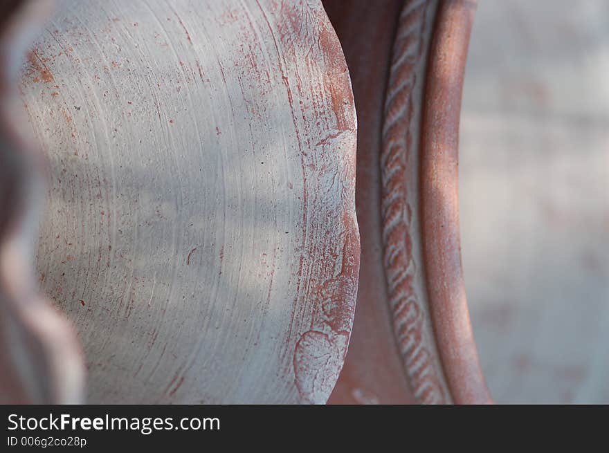 Details from a clay pots.