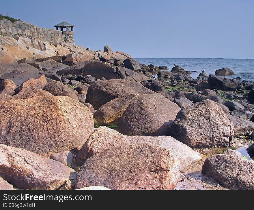 Shoreline and rocks