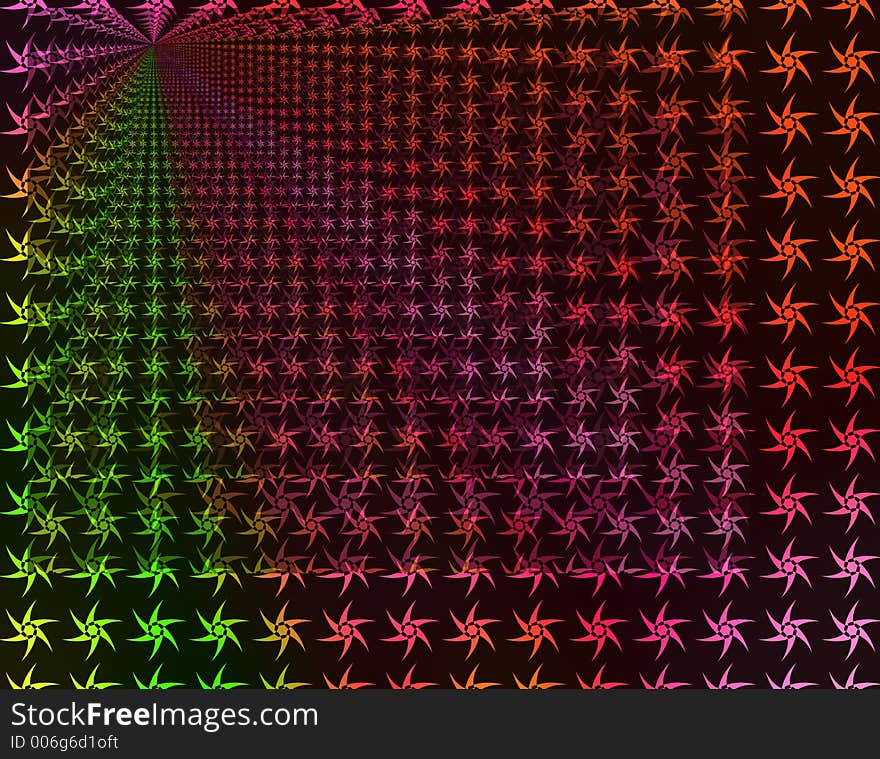 Rainbow Stars Infinity Background Wallpaper