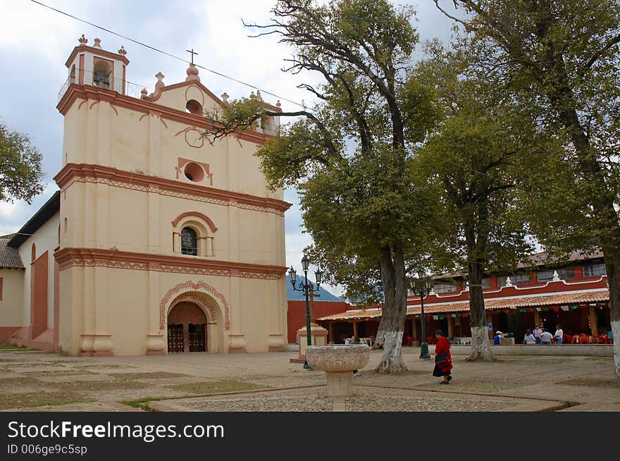 Church in San Cristobal de Las Casas, Chiapas, Mexico