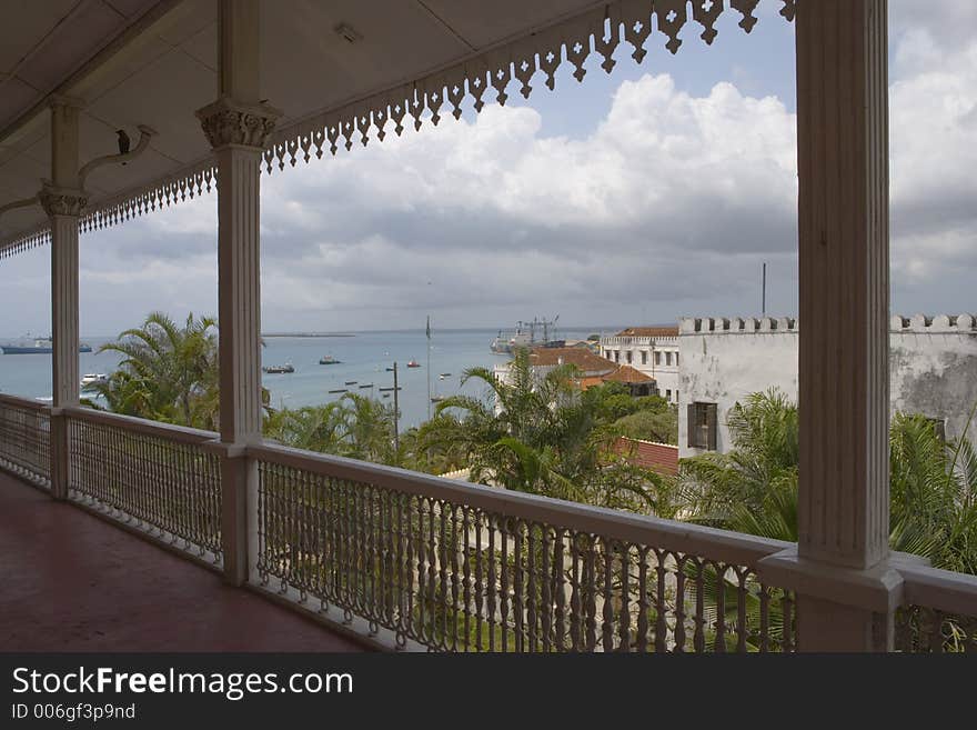 View at Zanzibar during the day