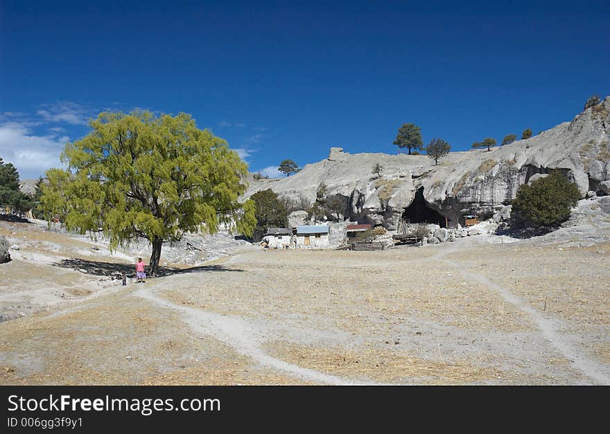 Villagge of Indios close to Creel, North Mexico