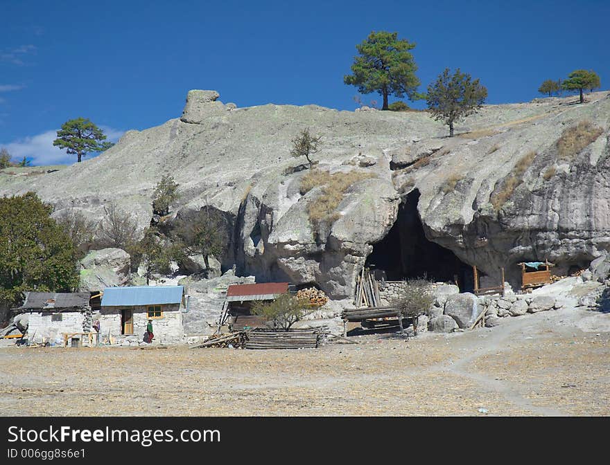 Villagge of Indios close to Creel, North Mexico