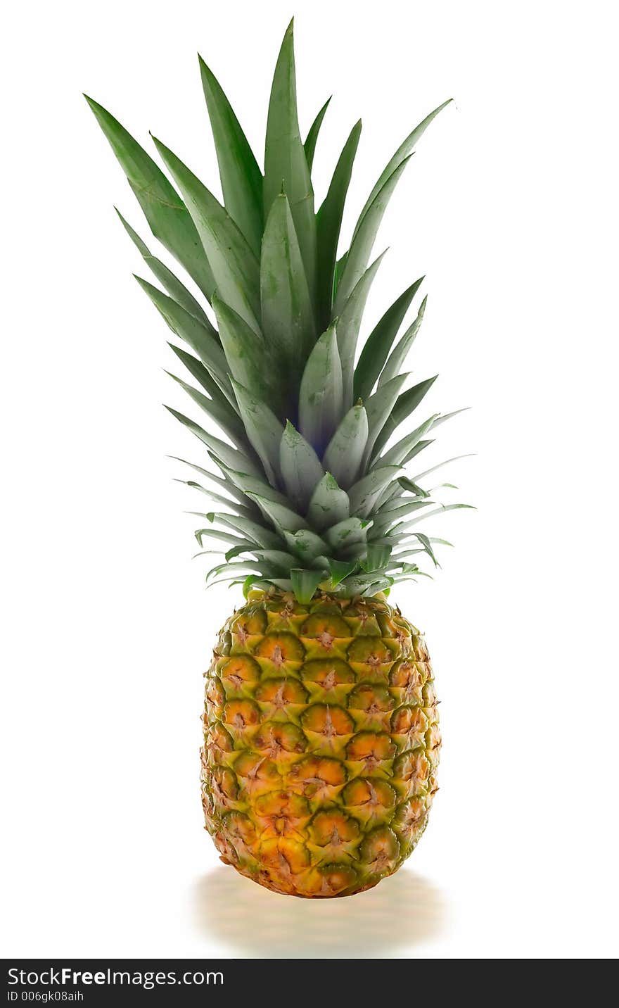 Isolated pineapple