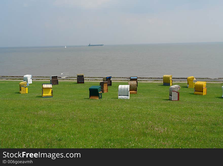 Beach at Cuxhaven, Germany