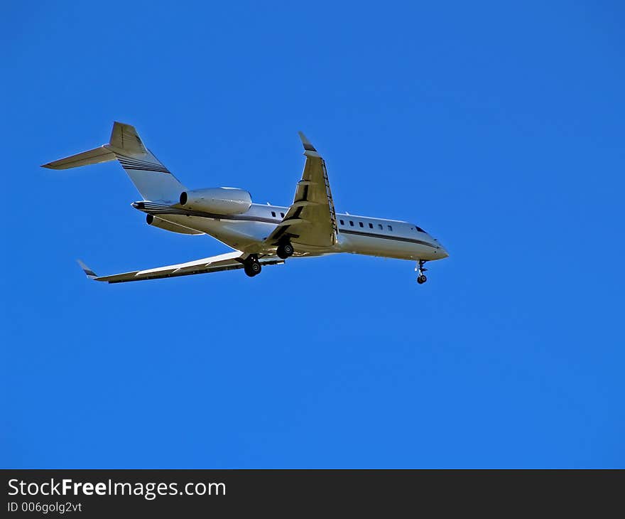 Landing aeroplane