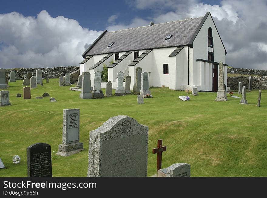 Lunna Kirk, Vidlin - the oldest church still in regular use in the Shetland Islands