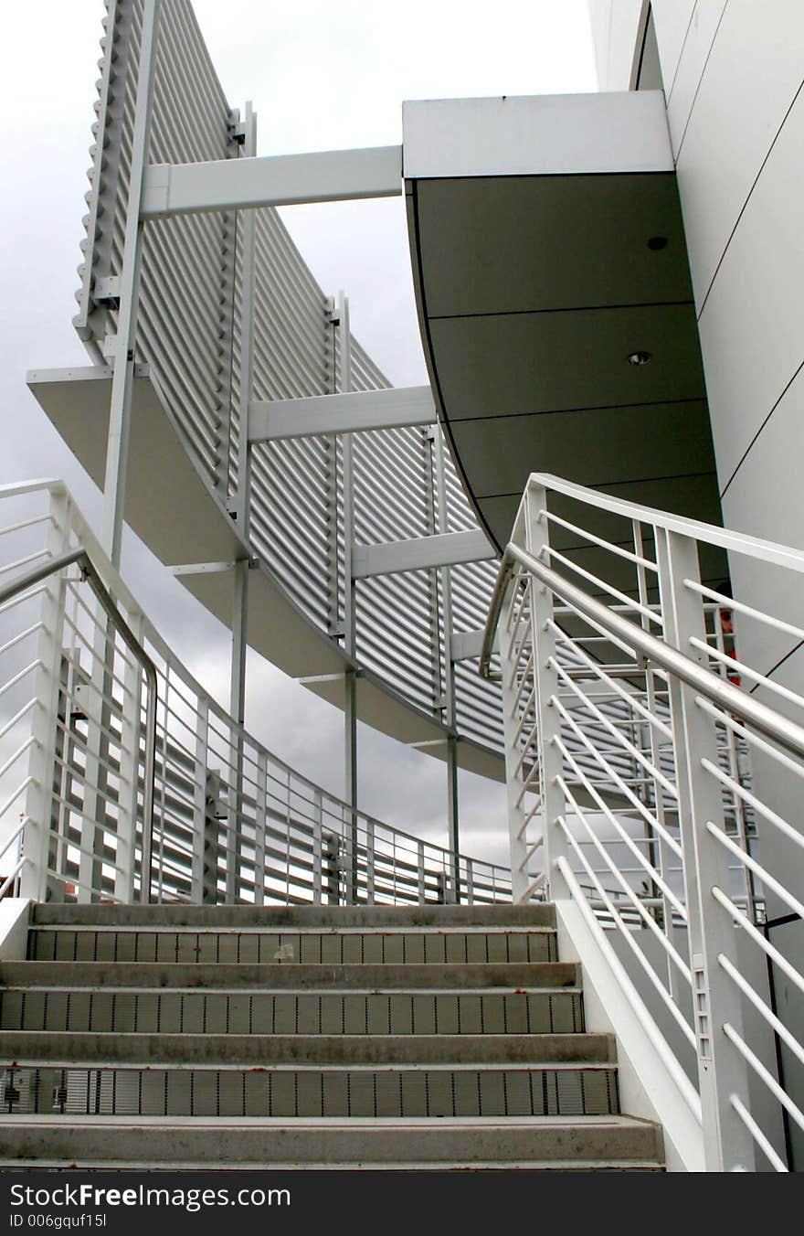 Stairway view from below