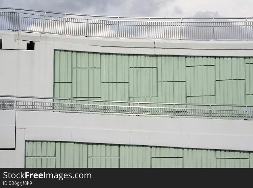 A winding walkway that continues to the sky. A winding walkway that continues to the sky.