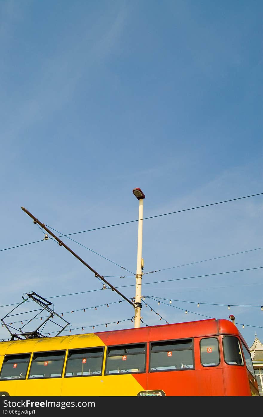 Blackpool tram,uk. Blackpool tram,uk