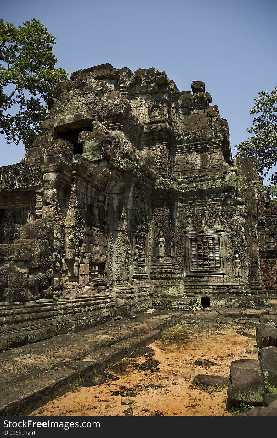 Apsara Carvings in Angkor. Apsara Carvings in Angkor