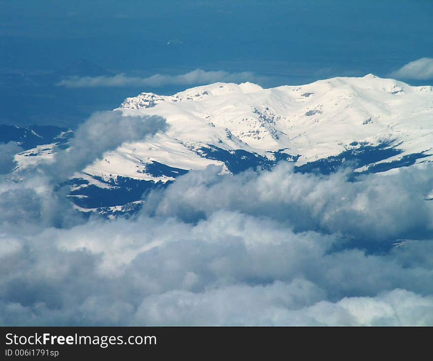 View Of Mountains From The Plain