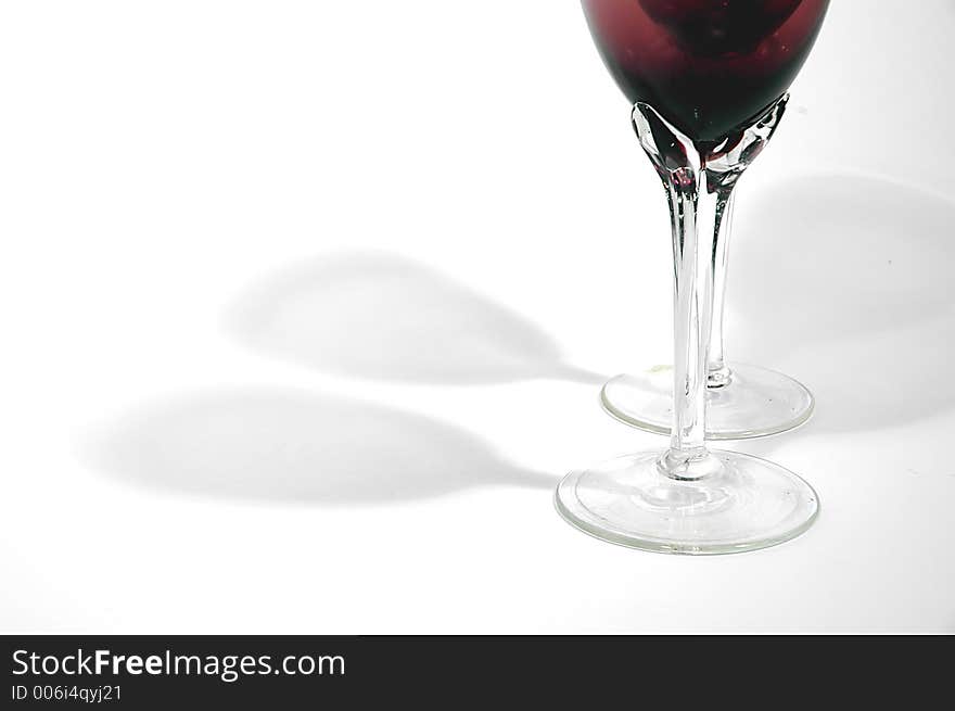 Twin glasses for wine 2