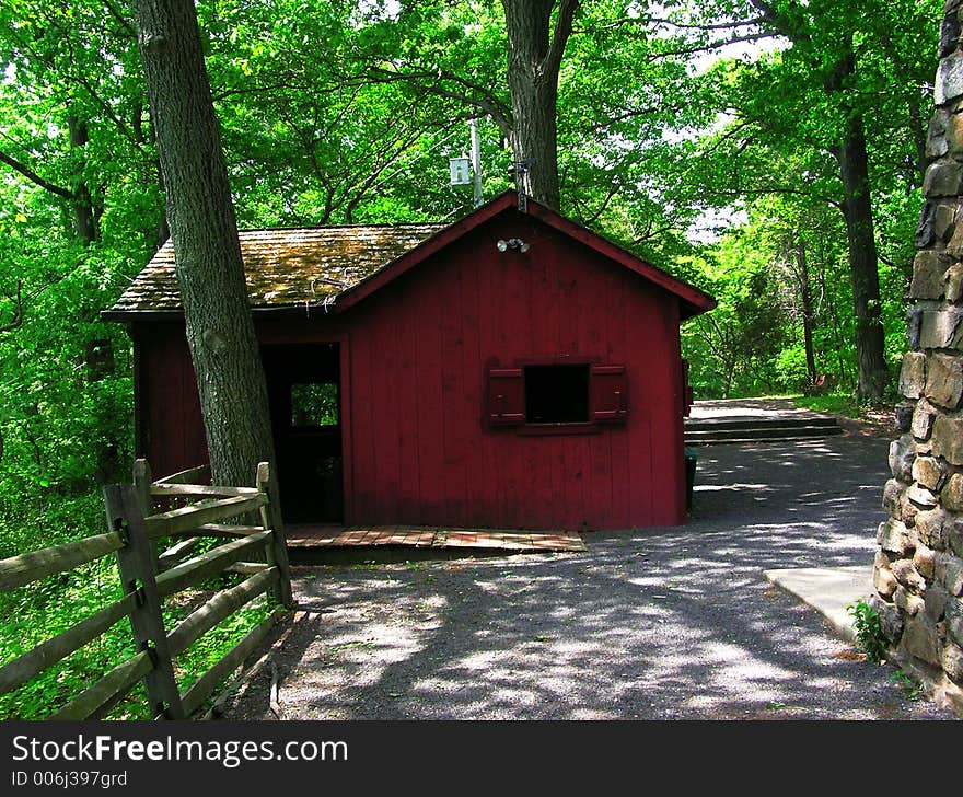 Shack in the middle of the woods. Shack in the middle of the woods