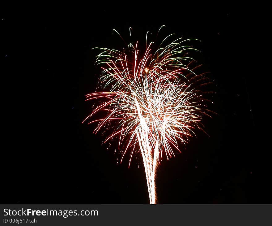 4th of July fireworks show in Happy Valley, Oregon, near Portland, Oregon