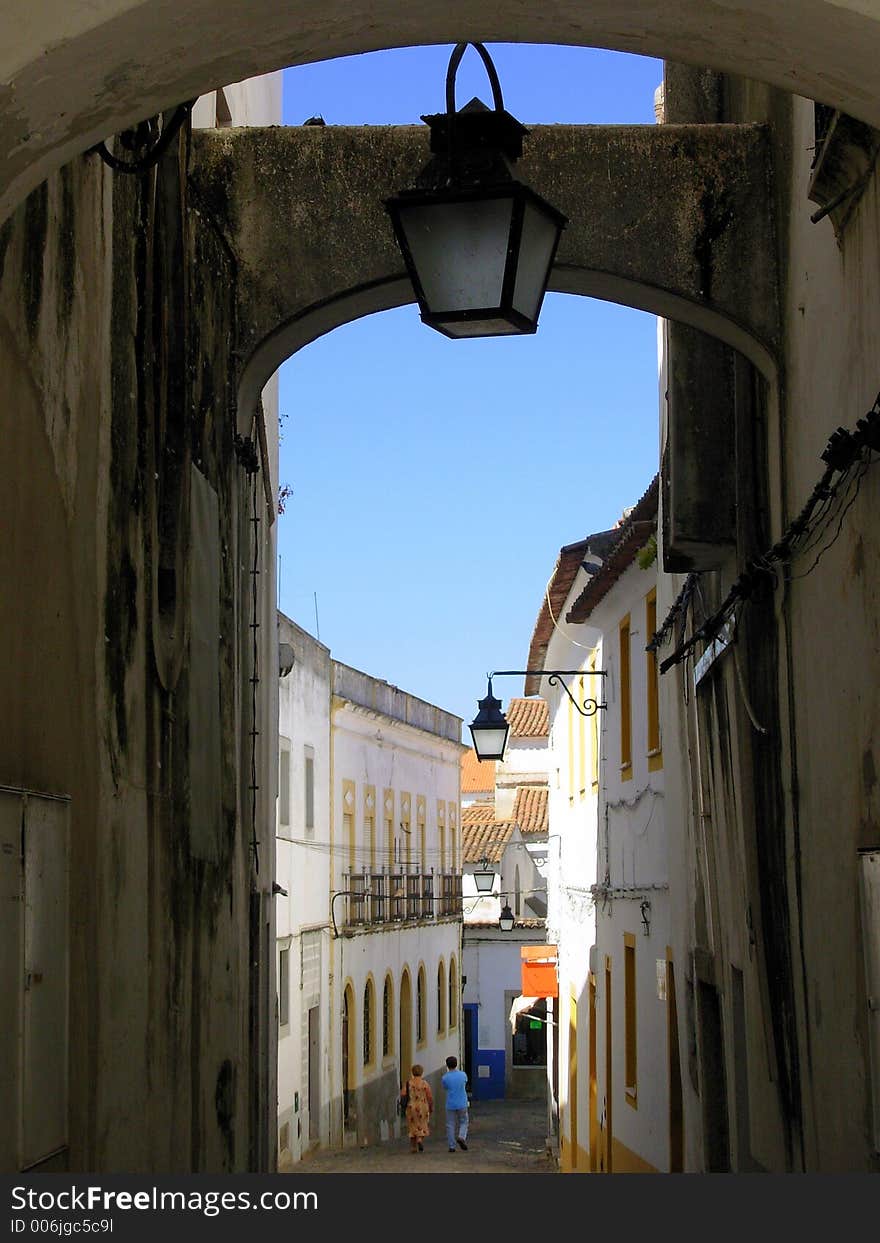 Typical street of Évora I