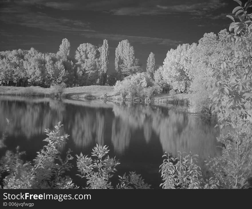 Lake In Infra Red