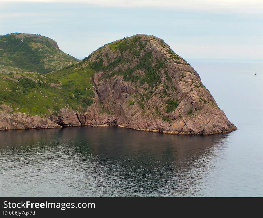 A cove in st.john's , newfoundland canada. A cove in st.john's , newfoundland canada