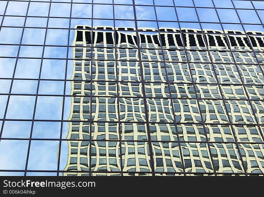 Fragment of an office building. Fragment of an office building.