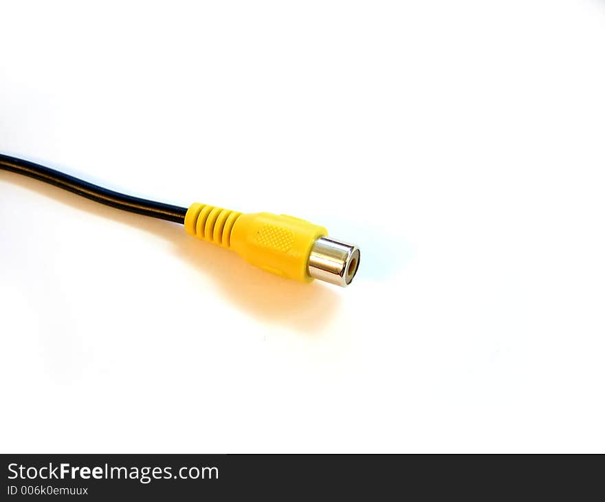 Isolated audio-video cable. Isolated audio-video cable