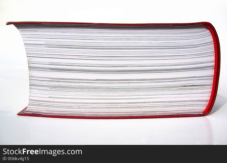 Spine of illustrated book. Spine of illustrated book