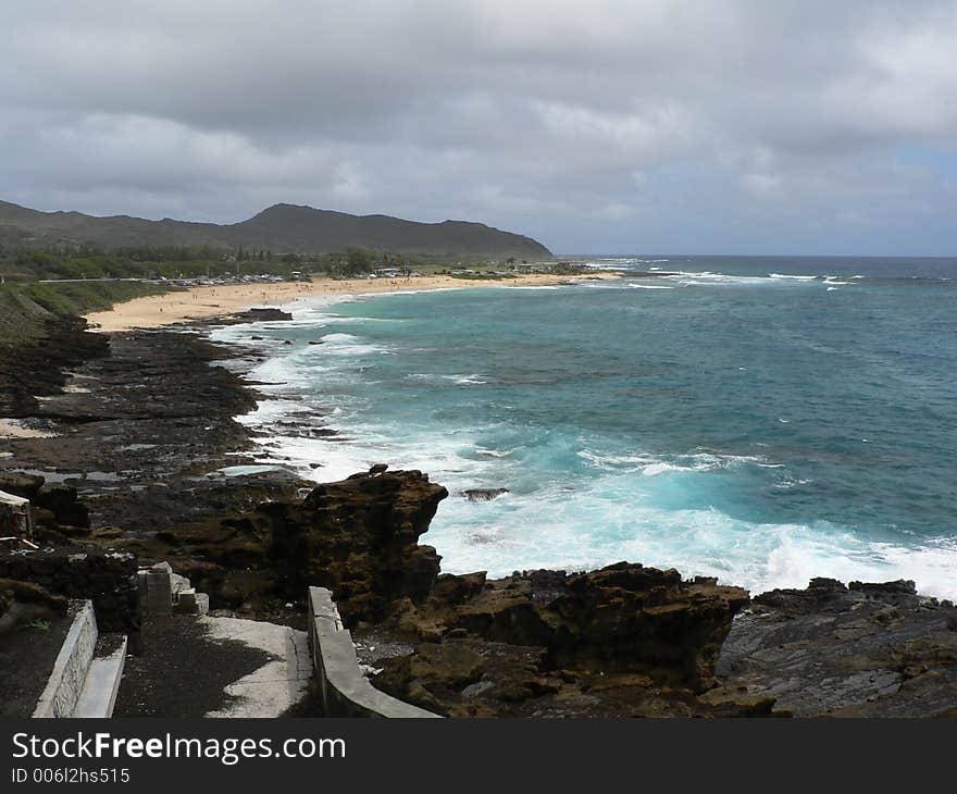 Beatiful Hawaiian Coast. Beatiful Hawaiian Coast