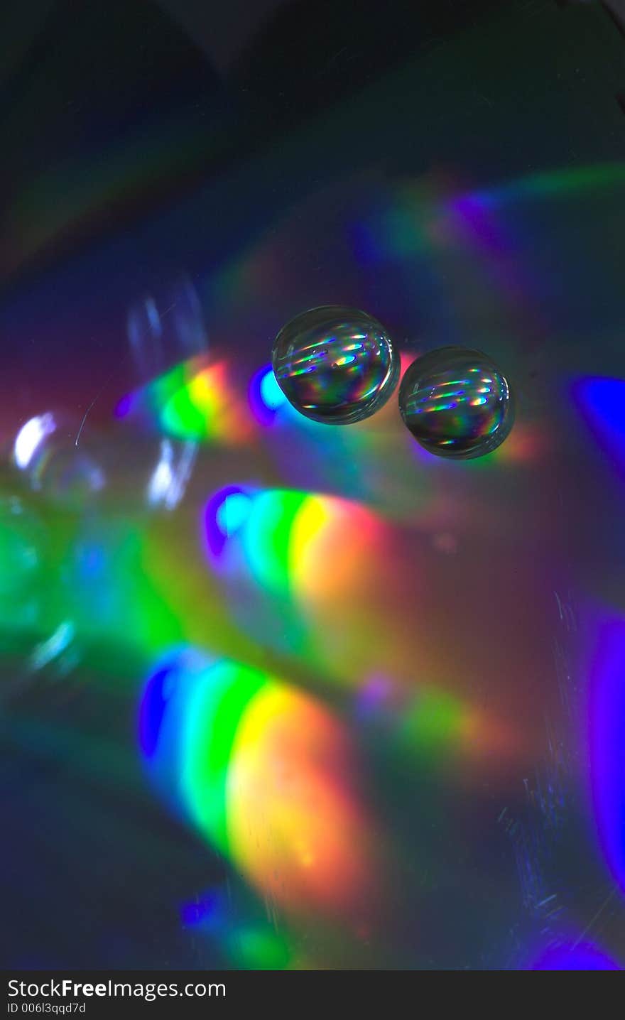 Abstraction light on the CD-disk. Abstraction light on the CD-disk