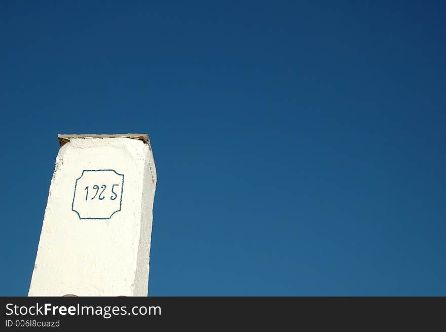 White chimney. White chimney